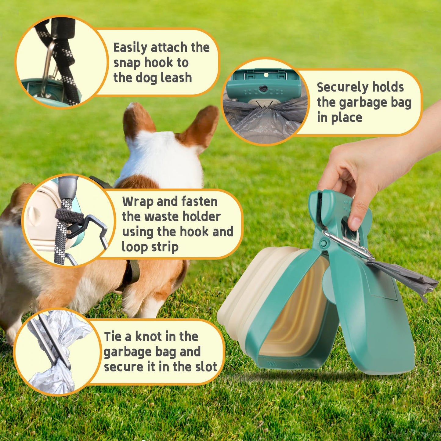 Portable Folding Pet Waste Scooper